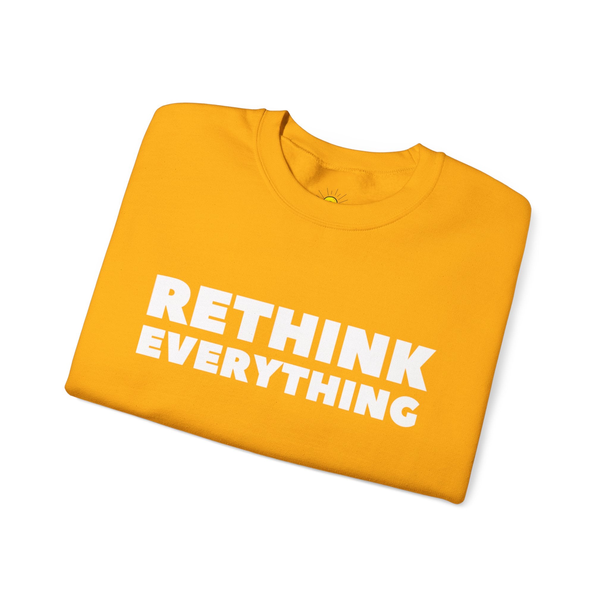 Rethink Everything Mentorship Crewneck Sweatshirt – Unisex Inspirational Graphic Pullover