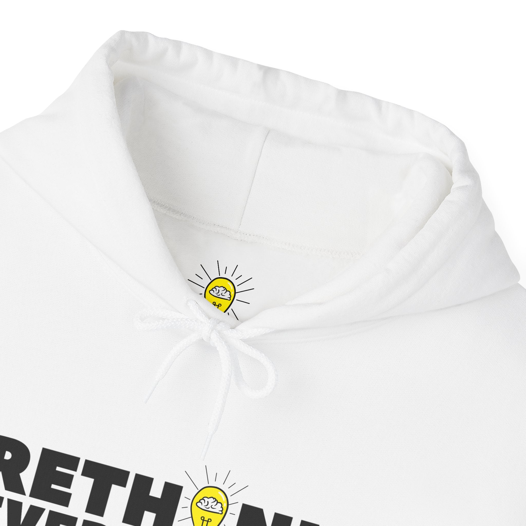 Rethink Everything Financial literacy Hoodie, Unisex Cozy Sweatshirt, Gift for Thought Leaders, Inspirational Fashion, Casual Wear, Unique Graphic Pullover